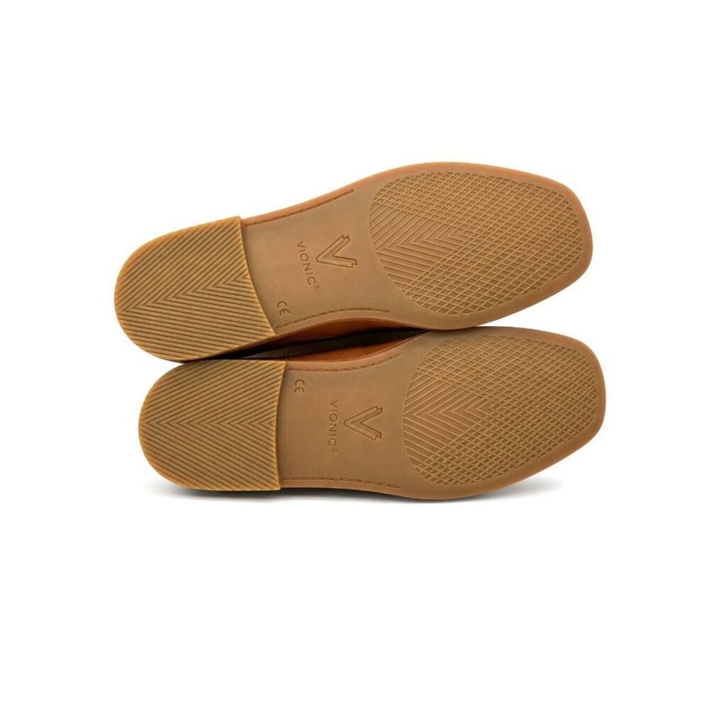 Vionic Willa 2.0 Tan Leather Loafer Flats Womens 9.5 Wide Arch Support APMA - Picture 9 of 9
